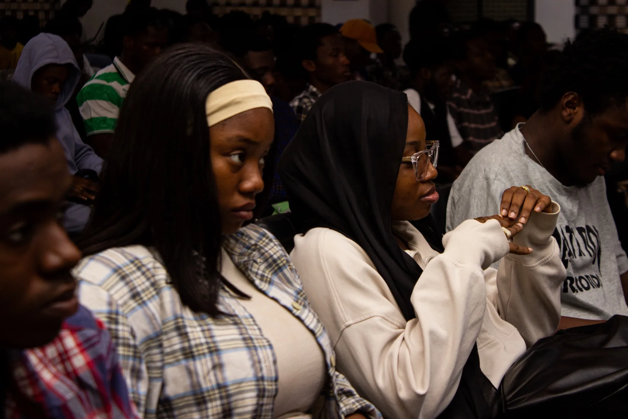 The audience during the final pitches