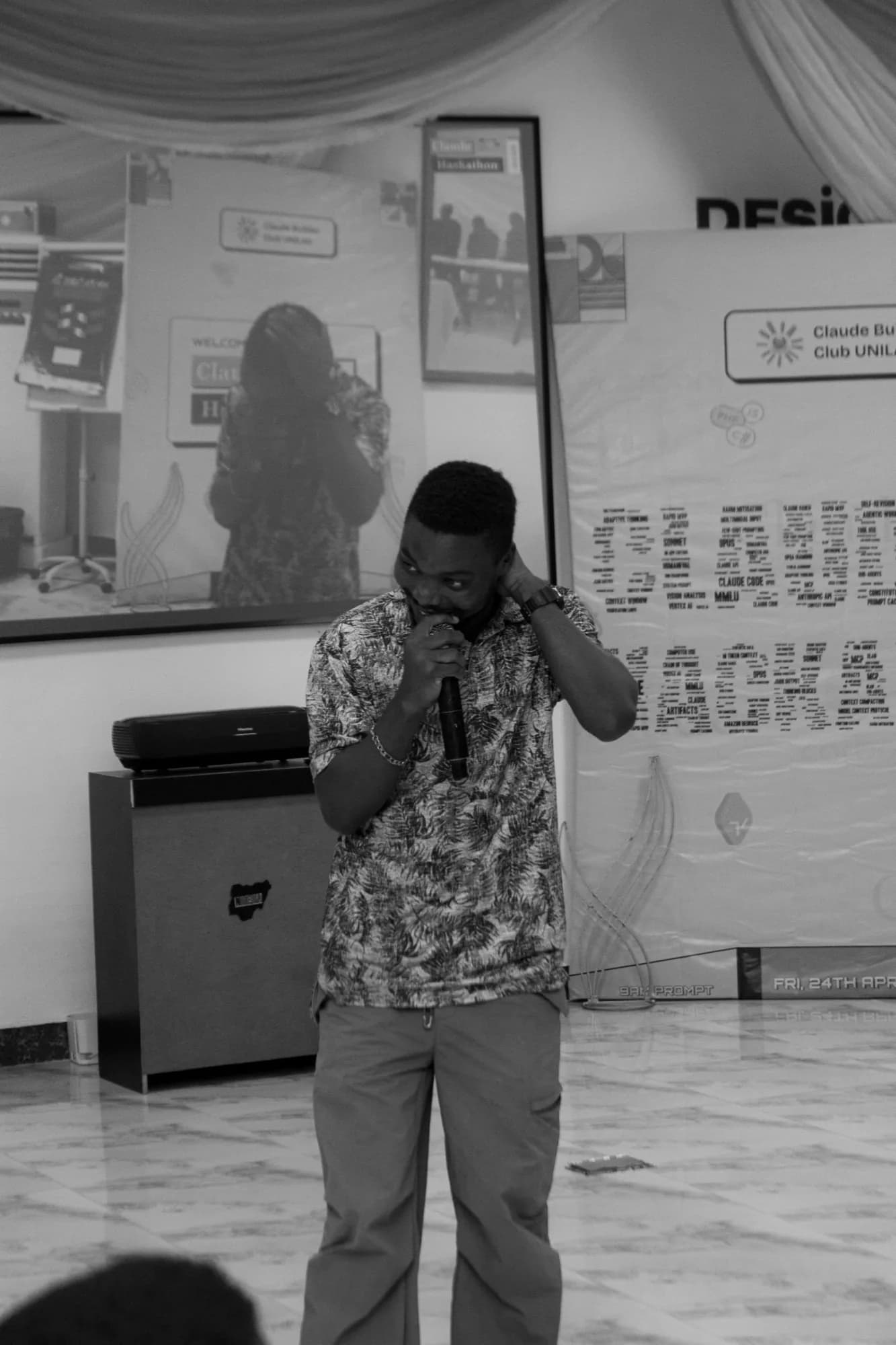 Damilare, MC for the day